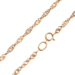 Auksinė grandinėlė moterims "Singapore" Brasco 58102 58102-50