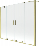 Vonios sienelė Mexen Velar Duo II, Brushed gold, 170 x 150 cm