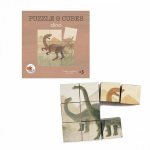 Medinis dinozaurų kubas dėlionė