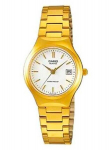 Moteri&scaron;kas laikrodis Casio Collection, auksinis