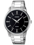 Moteri&scaron;kas laikrodis Casio su dėžute, sidabrinis/juodas