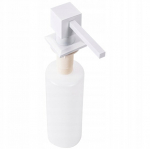 Įmontuojamas skysto muilo dozatorius Rea CleanStream, baltas