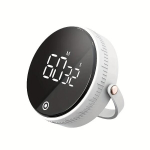 Magnetinis LED virtuvinis laikmatis,  Baltas