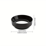 Kavos miltelių surinkimo žiedas su magnetu, Juoda 53mm