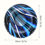 Pripučiamas slidinėjimo žiedas su rankena, Mėlyna Juoda