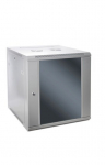 SOMI Networks | 22U, 19&Prime; Network Wall Cabinet | 22U-60/60FPC | Gray | With Front Glass Doors; Unassembled | Depth: 60 cm