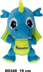 Mink&scaron;tas žaislas drakonas "krokuvas" - 19cm