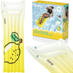 Baseinas čiužinys - BESTWAY - Citrinų &scaron;viežiai spaustos - 170 cm x 54 cm x 15 cm - Geltonas - PVC