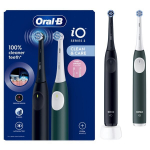 Elektrinis dantų &scaron;epetėlis Oral-B iO2 Duo Pack Black/Green
