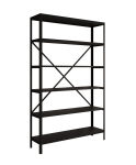 Knygų lentyna ADRK Furniture Ralph, juoda