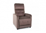 Fotelis Signal meble Otus Velvet, rudas