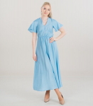 Vero Moda moteri&scaron;ka suknelė 10325233*01, mėlyna/airy