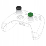Snakebyte 8x guminiai rankenos dangteliai analoginiam padui xbox