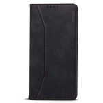 Evelatus Samsung Galaxy A35 Premium Book Case Folio Wallet Cover su Kortelių Ki&scaron;enė ir Stoveliu Juoda