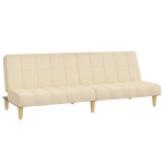 Dvivietė sofa-lova，Poilsio sofa, kreminės spalvos, audinys CFE77958