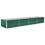 Lovelis，Gėlių dėžė，Gėlių vazonas, žalias, galvanizuotas plienas, 320x80x45cm CFE19150