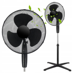 Laisvai pastatomas ventiliatorius Gockowiak Koud, 45 W, 40 cm, 3 greičiai, su osciliacija, juodas