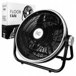 Grindinis industrinis ventiliatorius AIG KYT-50, 80 W, 50 cm, 3 greičiai, su pasvirimo funkcija, juodas