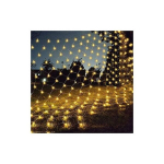 Tinklinė &scaron;viesų girlianda, 192 LED tinklo lemputės 3M x 2M, 8 vandeniui atsparūs maitinimo režimai, pritemdoma miegamajam, Kalėdoms, vestuvėms, vakarėliams, namų sodui, &scaron;iltai balta