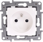 Legrand Niloe Selection vieno lizdo su įžeminimu 16a baltas