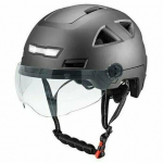 Vito Helmets dviračių &scaron;almas su nuleidžiamu skaidriu vizieriumi