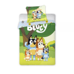 Vaiki&scaron;ka patalynė Bluey Family &mdash; 100&times;135 cm, 40&times;60 cm