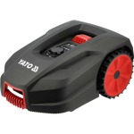 Robotinė vejapjovė su ribojimo laidu sodui iki 1000 m&sup2; su Wi-Fi ir įkrovimo stotele pjovimo plotis 18cm / auk&scaron;čio reguliavimas 2&ndash;6cm Li-Ion 20 V 5 Ah YT-852093 YATO