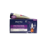 &bdquo;Phyto Phytocyane&ldquo; ampulės nuo plaukų slinkimo 12x5 ml + 100 ml &scaron;ampūnas &bdquo;Progressive Hair loss - Ageing, Menopause, Hereditary&ldquo;