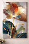 Deimantinė mozaika &bdquo;Prabangi auksinė gėlė&ldquo; 35&times;65 cm &ndash; auk&scaron;tos kokybės aksominė drobė