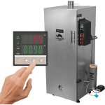 Elektrinė rūkykla plieninė su skaitmeniniu valdymu 220L 1500W 10 lygiai 20&ndash;25kg kar&scaron;tam ir &scaron;altam rūkymui 330350 Browin