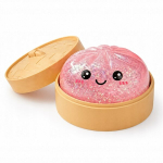 Antistresinis mink&scaron;tukas &bdquo;Dumpling Squishy&ldquo; su blizgučiais