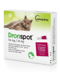 La&scaron;ai nuo kirminų katėms Vetoquinol Dronspot, 96 mg