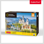 3D dėlionė CubicFun National Geographic Vokietija Noi&scaron;van&scaron;teino Pilis, 121 d.