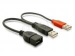 USB laikmena Delock - Przedłużacz USB 2.0 2xA(M)-A(F)
