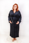 Plus size chalatas moterims