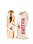 Sattva Ayurveda klasikinė varinė gertuvė-butelis Plain, 650ml