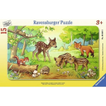 Dėlionė Ravensburger Laukiniai gyvūnai, 15 d.