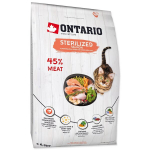 Sausas maistas sterilizuotoms katėms su la&scaron;i&scaron;a Ontario Sterilised Salmon, 6,5kg