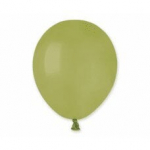 Pasteliniai balionai Olive Green, A50, 13 cm, 100 vnt.