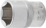 Lizdas, &scaron;e&scaron;iakampis | 12,5 mm (1/2 colio) pavara | 20 mm BGS Technic-2920