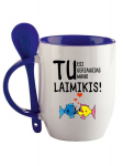 Puodelis su &scaron;auk&scaron;teliu &bdquo;Tu esi geriausias mano laimikis&ldquo;