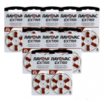 Rayovac Extra Advanced 312 baterijos klausos aparatams, 60 vnt.