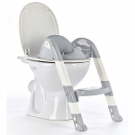 Tualeto sėdynė su laipteliu Thermobaby Kiddyloo,Grey Charme