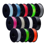 Plastiko rinkinys Print-Me mi&scaron;rus Swift PETG, SmartFit PLA, Smooth ABS, Flex 20D, Flex 40D, 1.75 mm, 1.2 kg, 12 spalvų