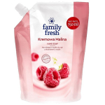 Drėkinamasis rankų muilas Family Fresh Hand Soap Avietė Refill, 750ml