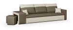 Sofa Bellezza Dakota, smėlio spalvos/&scaron;viesiai ruda