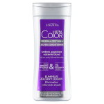 Kondicionierius &scaron;viesiems, balintiems ir žiliems plaukams, pa&scaron;alinantis gelsvą atspalvį Joanna Ultra Color Silver Conditioner For Blond Lightened & Grey Hair, 200g
