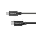 c tipo usb - c tipo usb 100 w 2,5 m kruger&matz pagrindinis kabelis