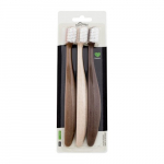 Promis Toothbrush Soft - Zubn&iacute; kart&aacute;ček 3 ks  Wood