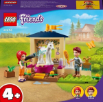LEGO&reg; 41696 Friends ponių viliojimo arklidė, arklio žaislas 4 metų ir vyresniems vaikams, įskaitant ūkio gyvūnus
